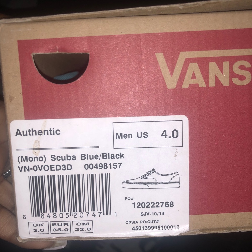 Baby Blue Vans